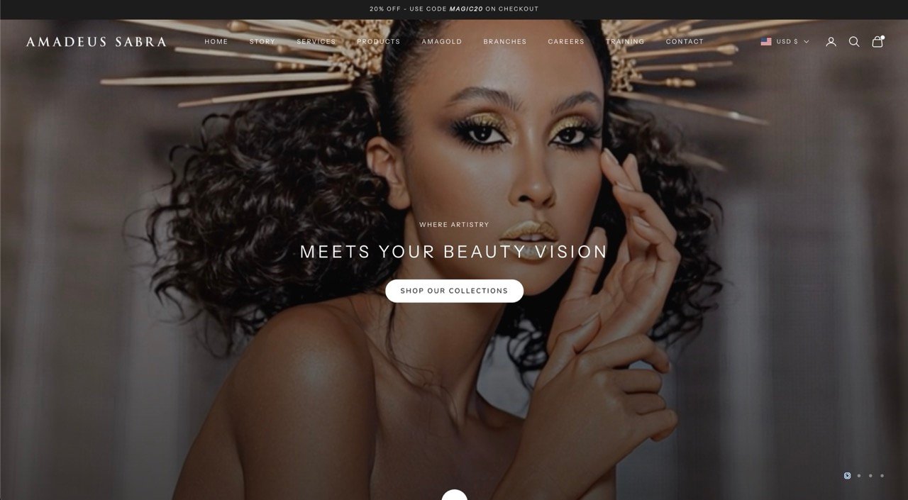 Amadeus Sabra Portfolio Website